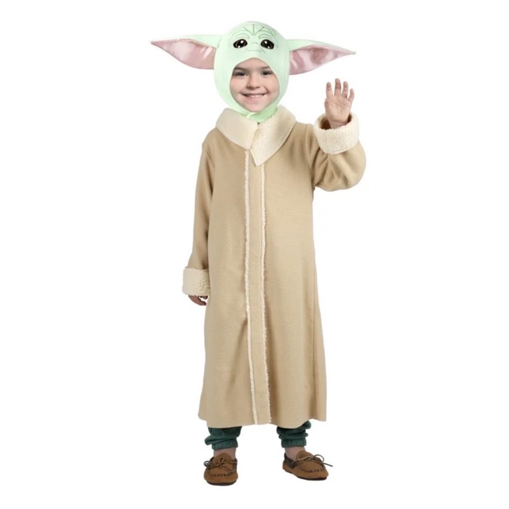 Star Wars The Mandalorian Grogu Baby Yoda Toddler Costume Set 3T-4T Jazwares